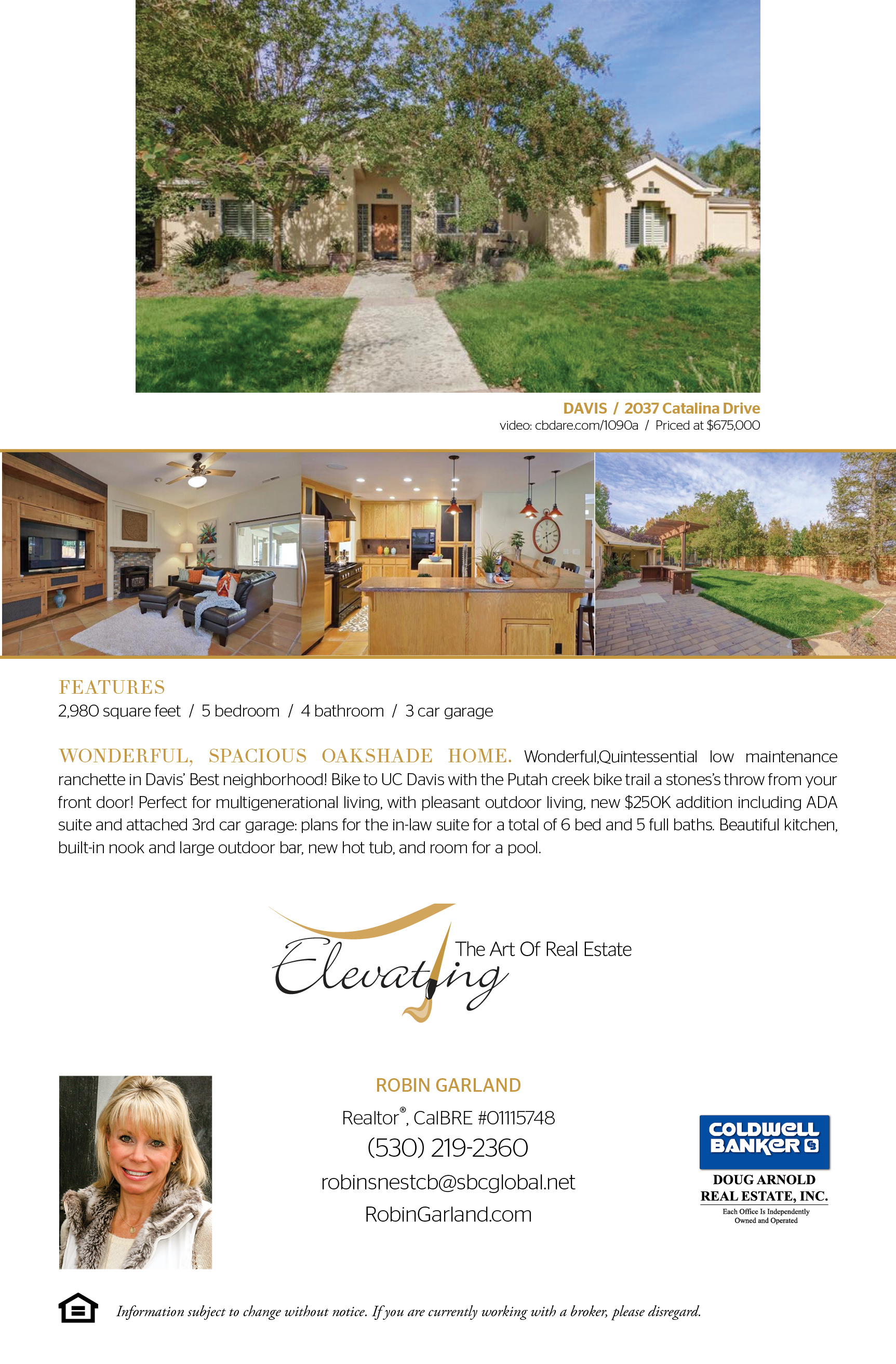 Sally Galli » Coldwell Banker Listing Flyers